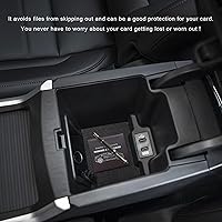 Vista 4 de 2 soportes para seguro de registro de automóvil, cartera para tarjetas y documentos con cierre de cinta mágica, para autos, camiones, SUV