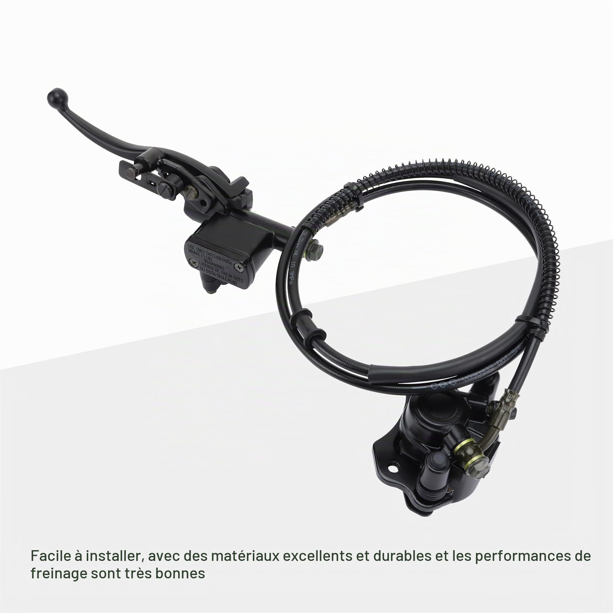 GOOFIT Cylindre maître frein à disque arrière Remplacement pour 50cc 70cc 90cc 110cc 125cc 200cc 250cc ATV Quad