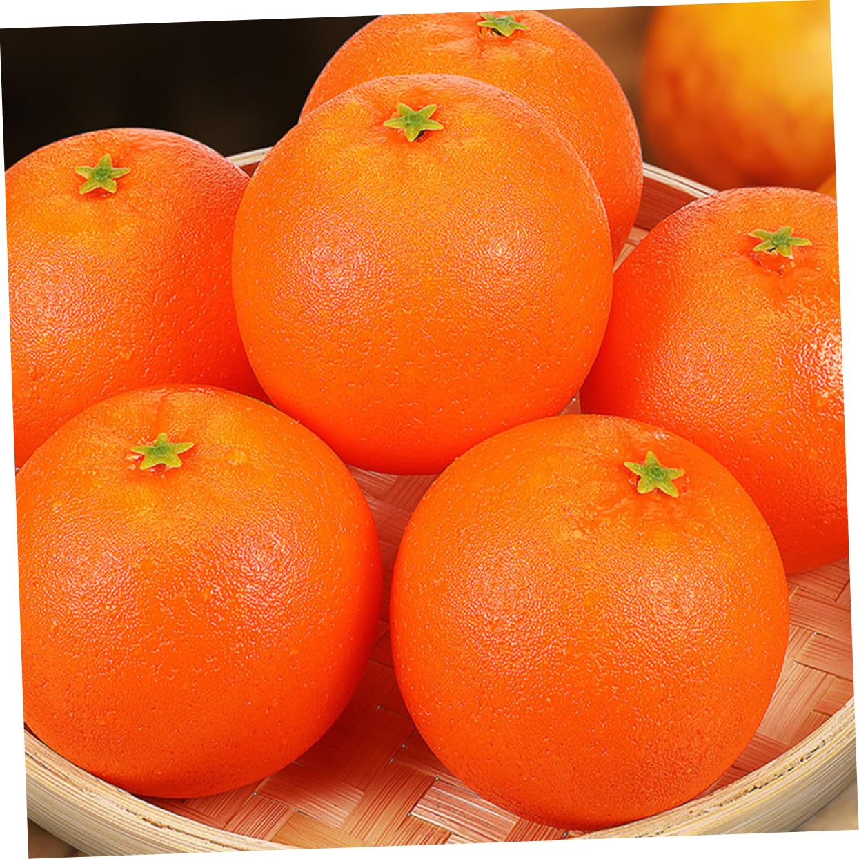 IMIKEYA 40 STK Simuliertes Orangefarbenes Modell Szenenschmuck Dekorative Künstliche Früchte Desktop-deko Mit Künstlichen Orangen Restaurant-Display-Obst Obst-Modell- Schaum