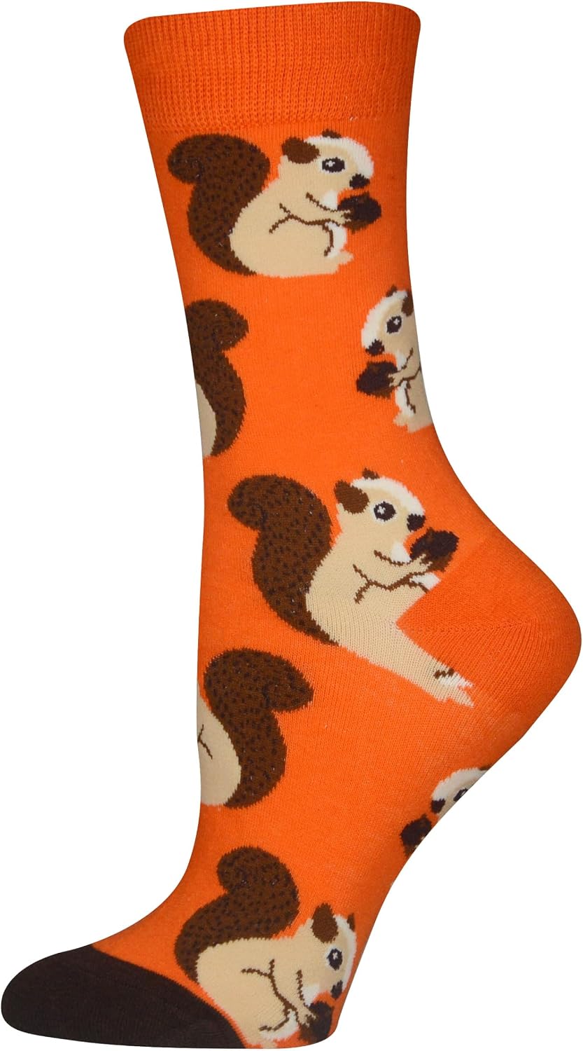 Women's 4/5 Packs Animal Dress Cotton Crew Novelty Socks image 3