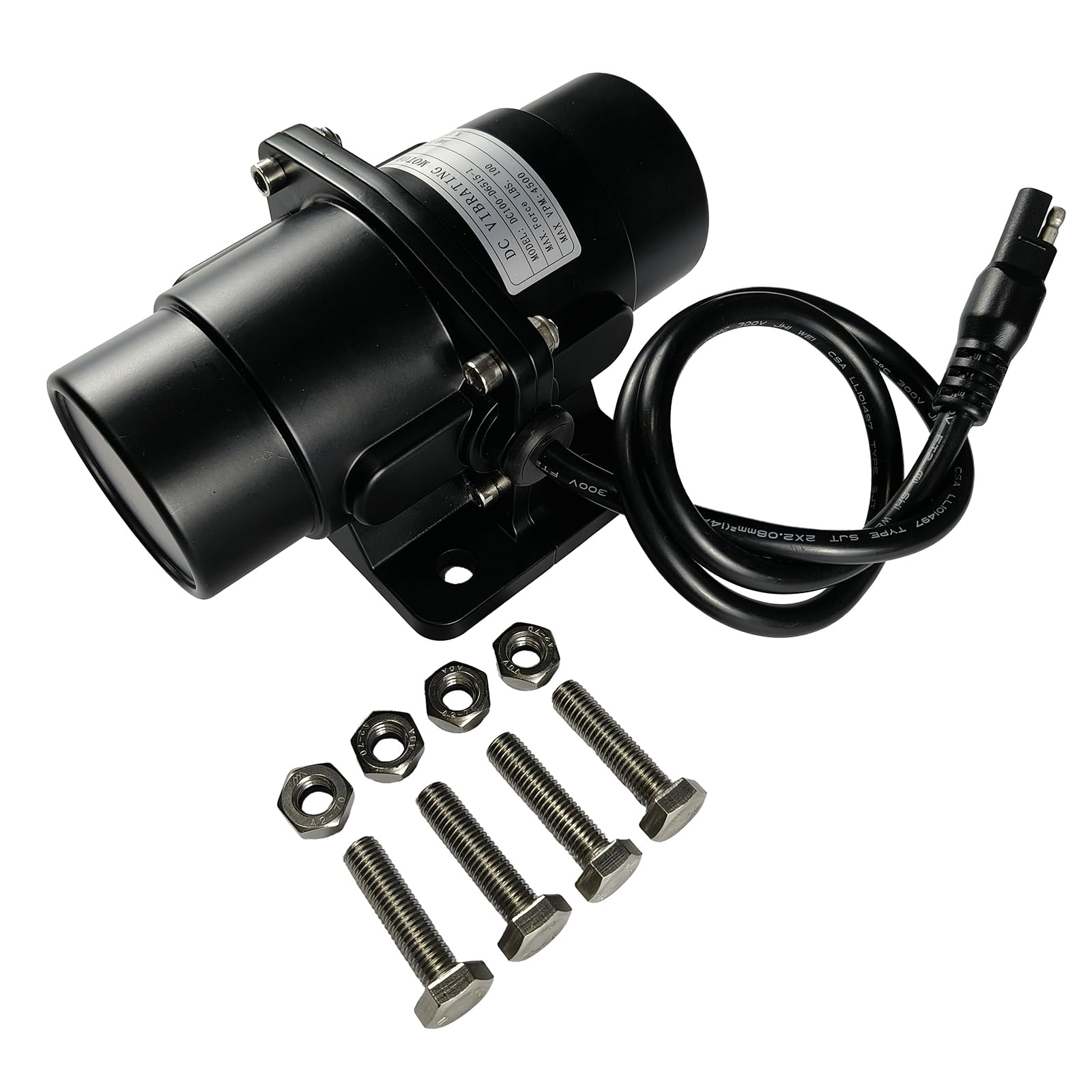 Moteur de vibration de 45,4 kg DC12 V pour débloquer le sel et vider la bétonnière