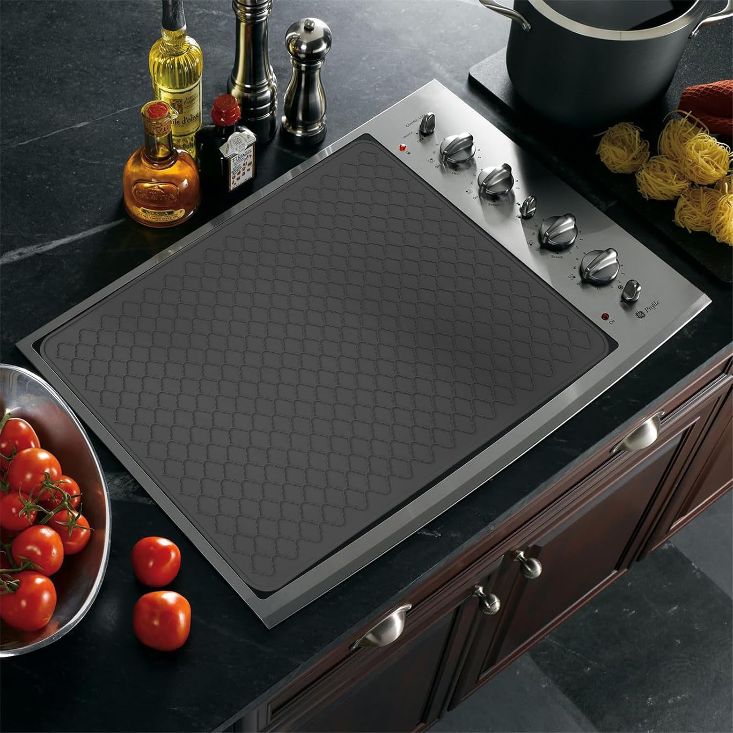 Rectangular Mats Firesproof and Floor Protector Suitable for Grilling Grills Oil Fryers Silicone Stove Mats