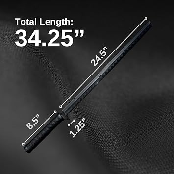 E-BOGU Polypropylene Ninja Equipment II (34.25) - One Piece Black Sword