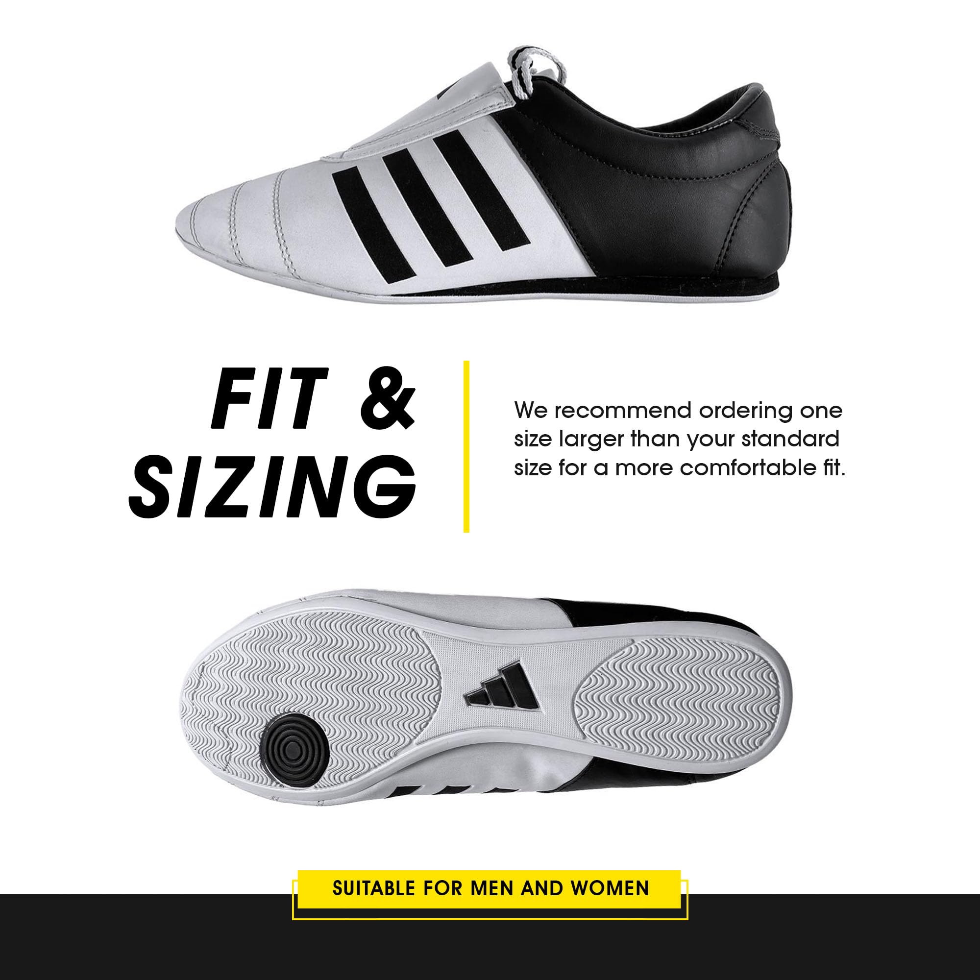 adidas Adi-Kick I Martial Arts Taekwondo Chaussures d'entraînement de karaté, Mixte, Blanc, 8 UK