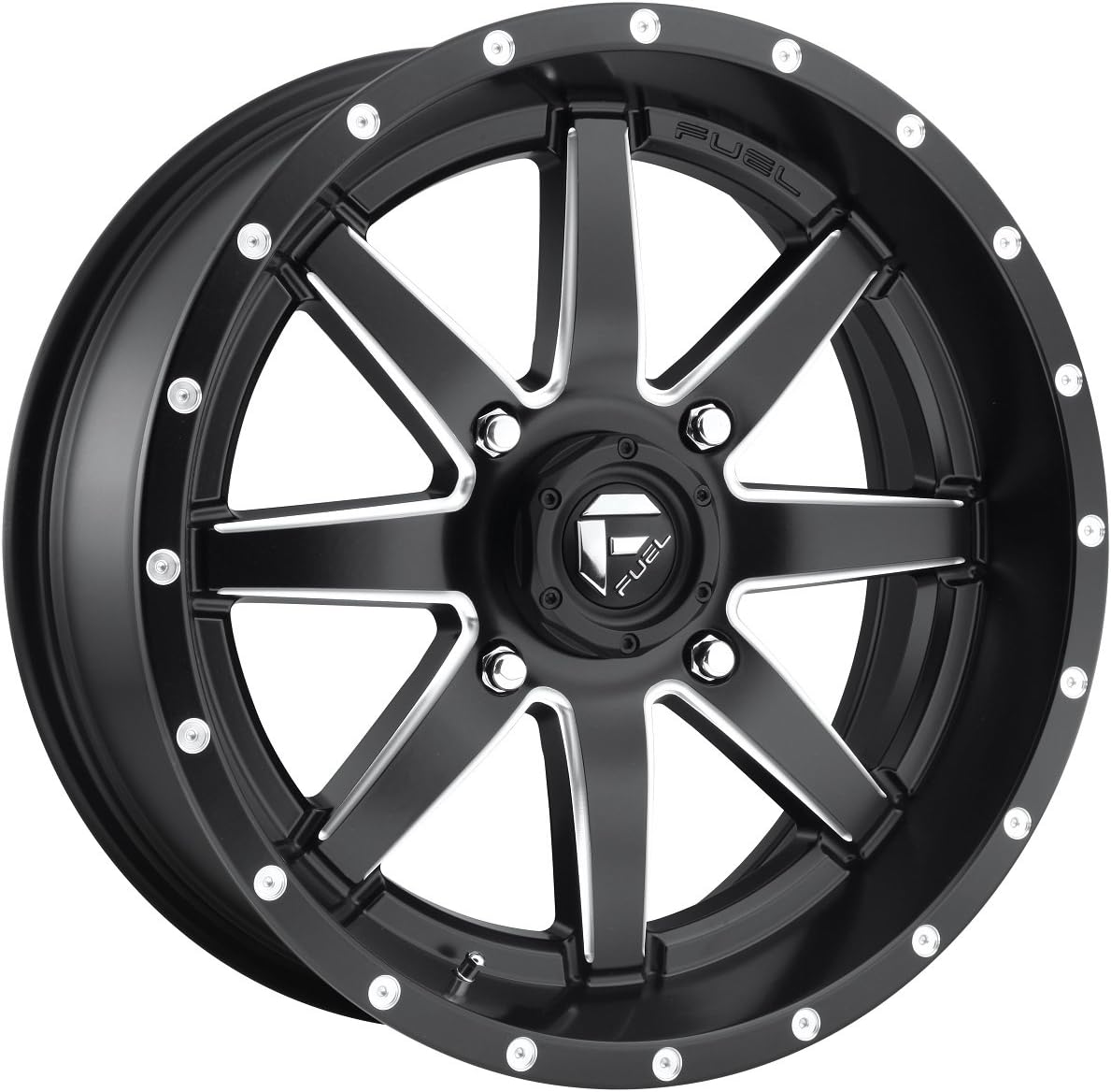 Fuel Maverick ATV Wheels Black 18" Sportsman RZR Ranger
