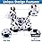 iPlay, iLearn Bouncy Pals Hopping Cow Horse, Toddler Girl Boy Inflatable Bouncing Animal Hopper Toy, Outdoor Indoor Plush Ride on Bouncer, Baby Birthday Gift 18 Month 2 3 4 Year Old Kid - Cow
