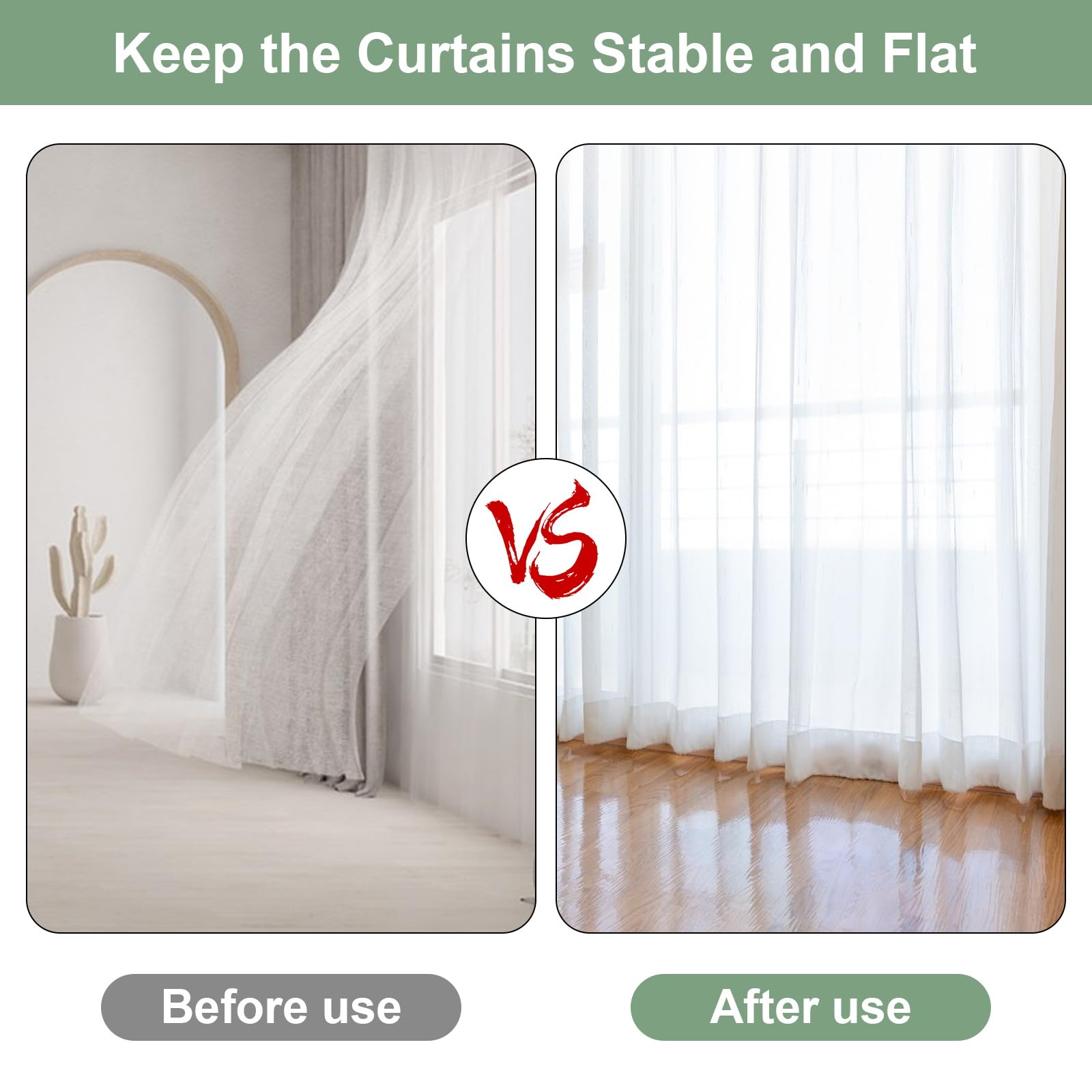 Pesi Per Tende In Piombo - 18 Pezzi Da 25g, Per Orli Tende E Tovaglie - Foto 3