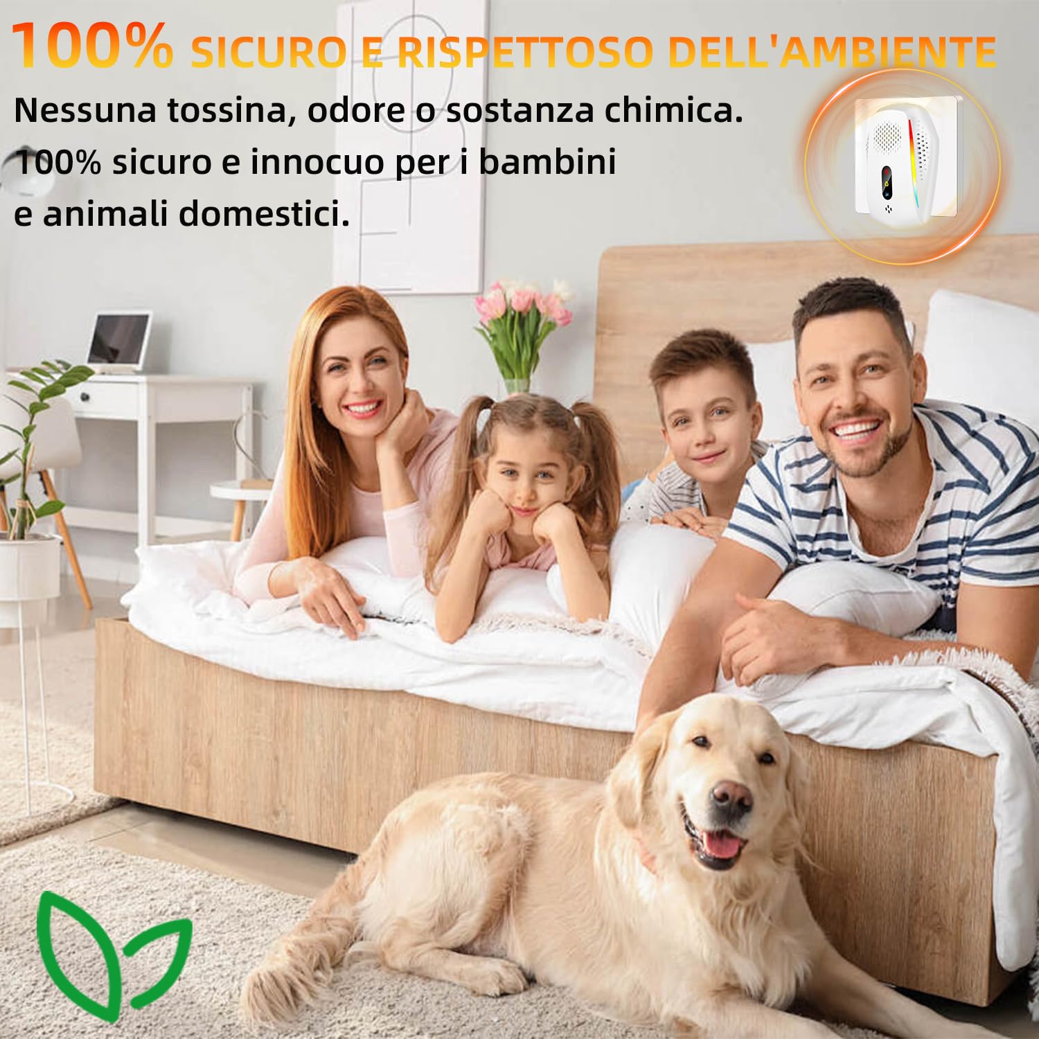 Ultrasuoni per Topi 6 Pack - Potente Repellente per Topi - 3 Modalità di Funzionamento - Ampio Raggio di Frequenza - Protegge da topi, zanzare, scarafaggi, formiche, ragni e roditori (Bianco)