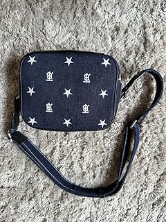 Burberryチルドレン ネイビー 星柄 デニム ボディバッグ