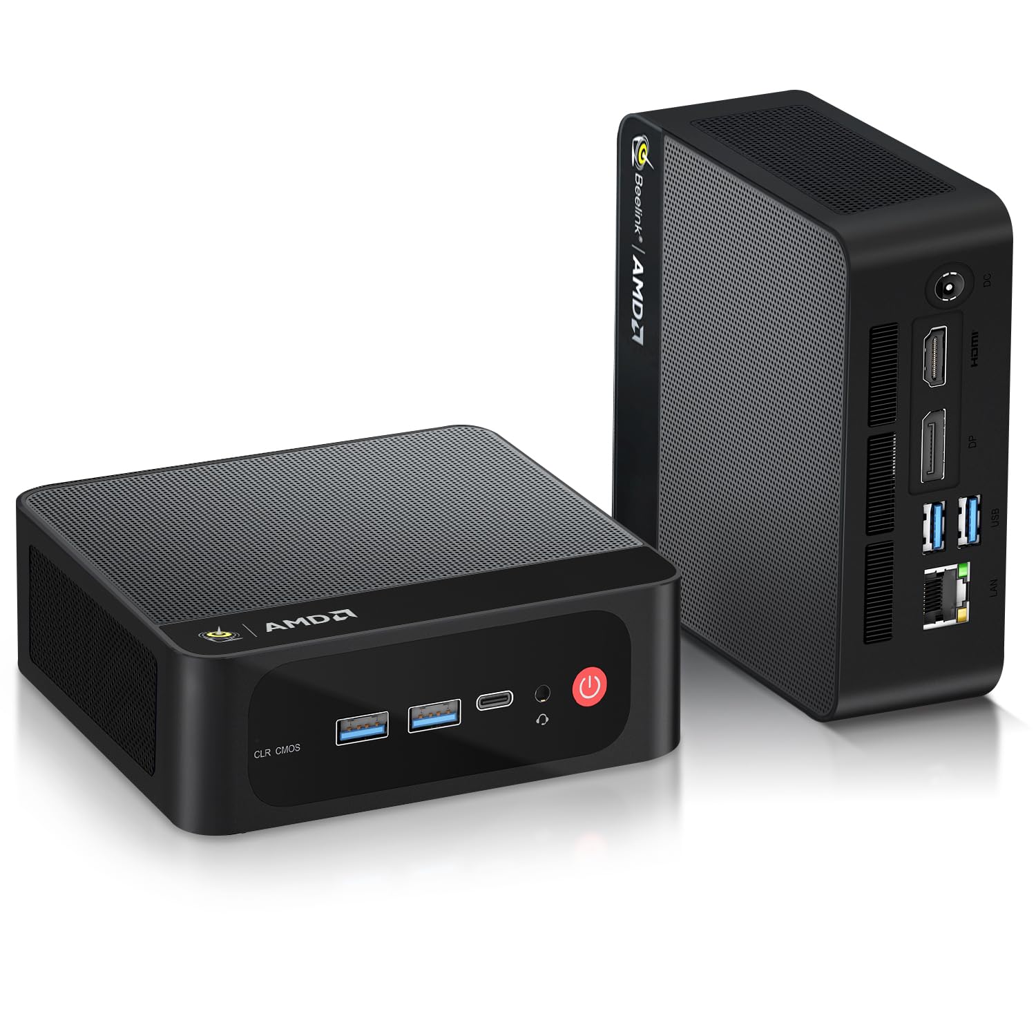 Sponsored Ad - Beelink SER5 Mini PC,AMD Ryzen 5 5500U(6C/12T,up to 4.0 GHz),Mini Computer 32GB DDR4 RAM 500GB M.2 SSD Graphics 7core 1800MHz,Support 4K Triple Display/HDMI+DP+Type-C/Wifi6/BT5.2,Auto Power On