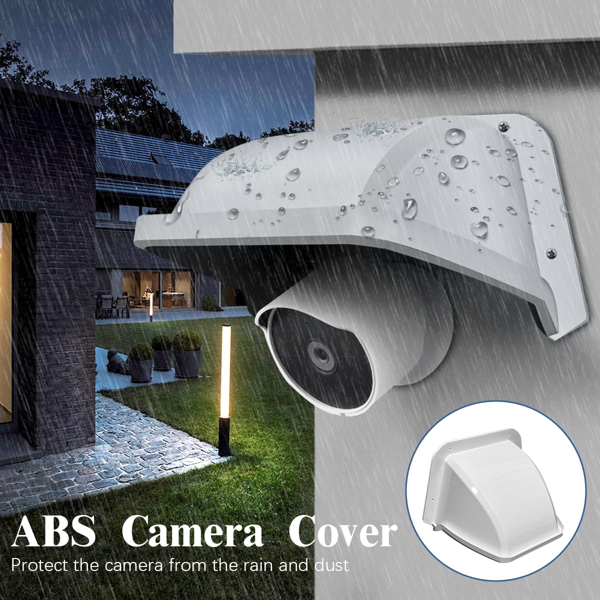 (Housse De Caméra De Surveillance CCTV)Boîtier De Protection Résistant Aux Intempéries, Protection Solaire, Protection Contre La Pluie pour Caméras Bullet Et Dome