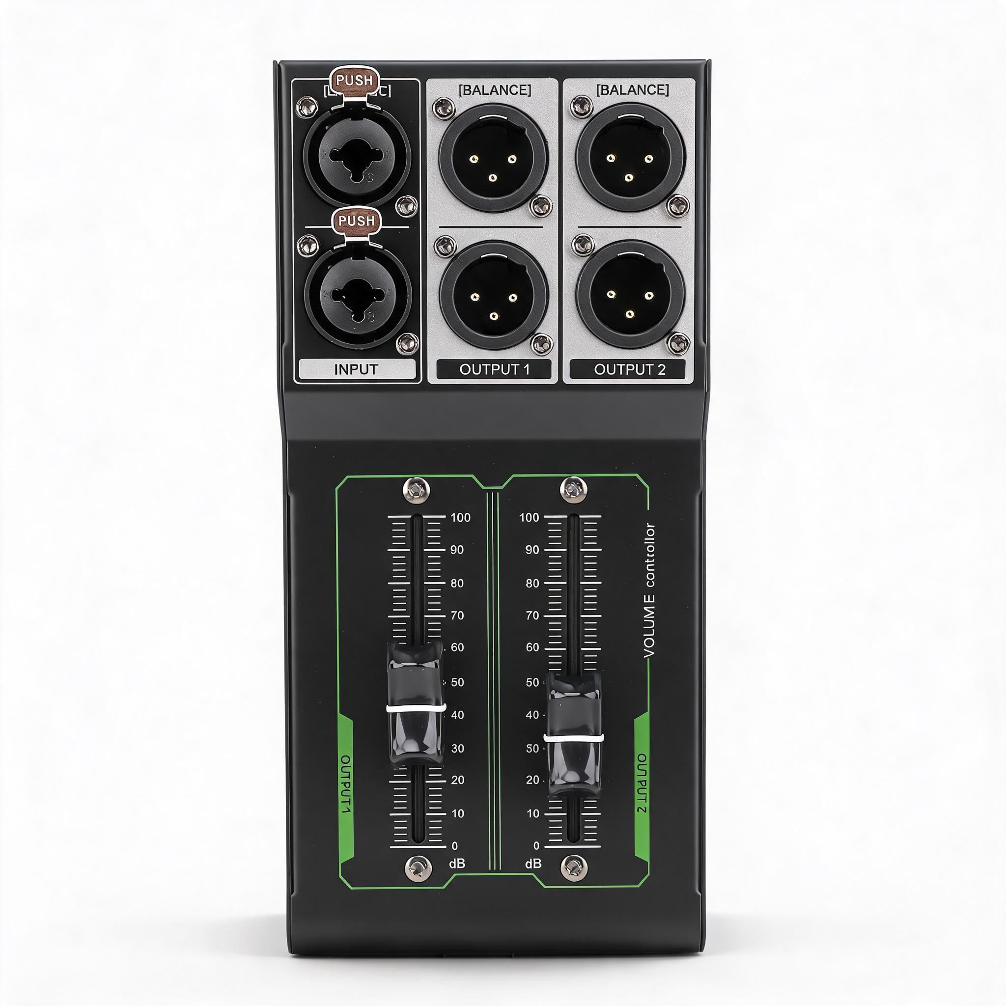 Professional Passive Volume Controller - Low Noise Audio Attenuator for Studio Recording, Live Sound Mixing | Compact Aluminum Alloy Design | for Sound Engineers &amp; Studio Technicians
