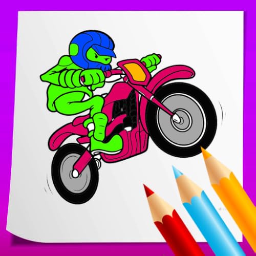 Coloring Book Motos
