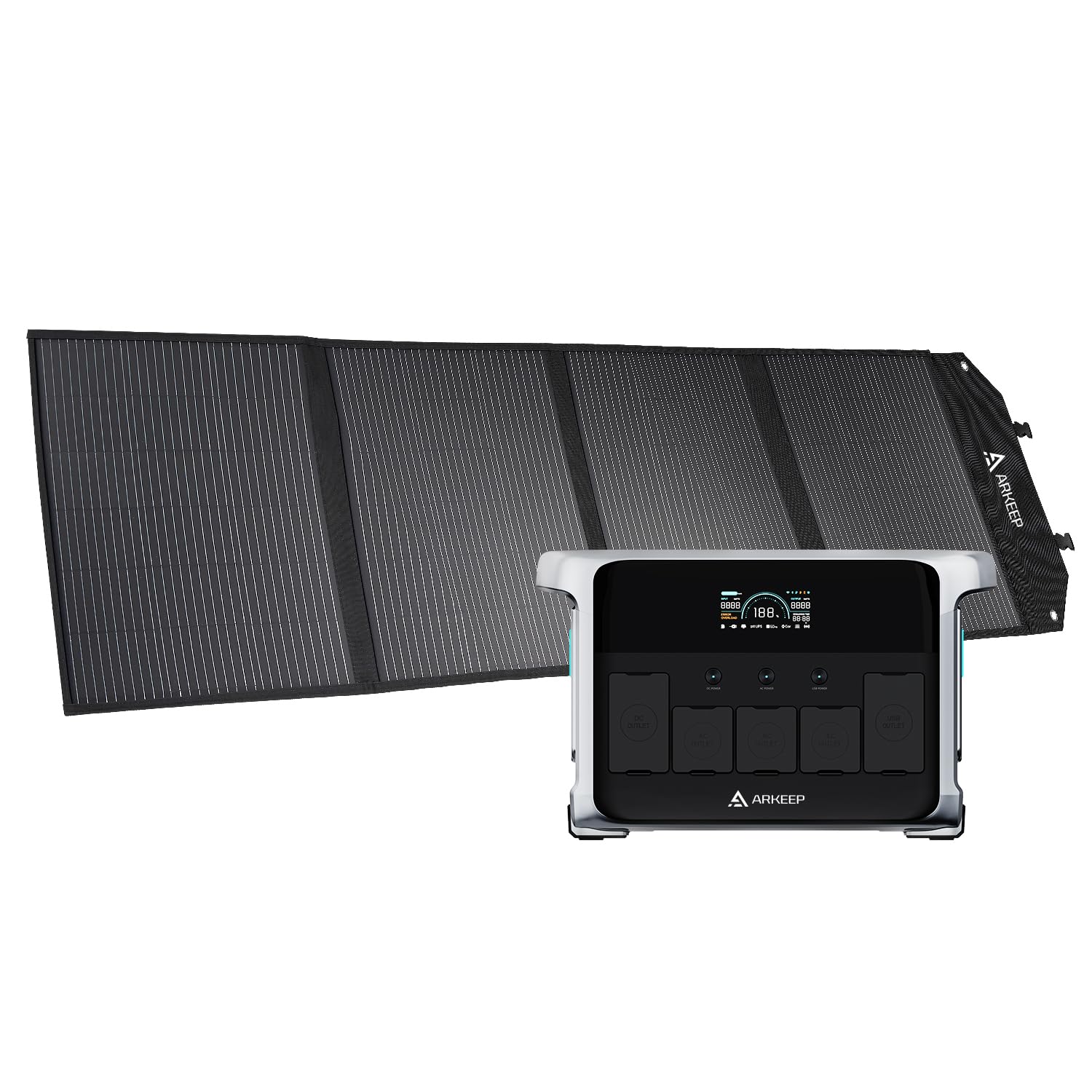 ❤️大特価❤️ARKEEP 1152Wh ポータブル電源 100W ソーラーパネル