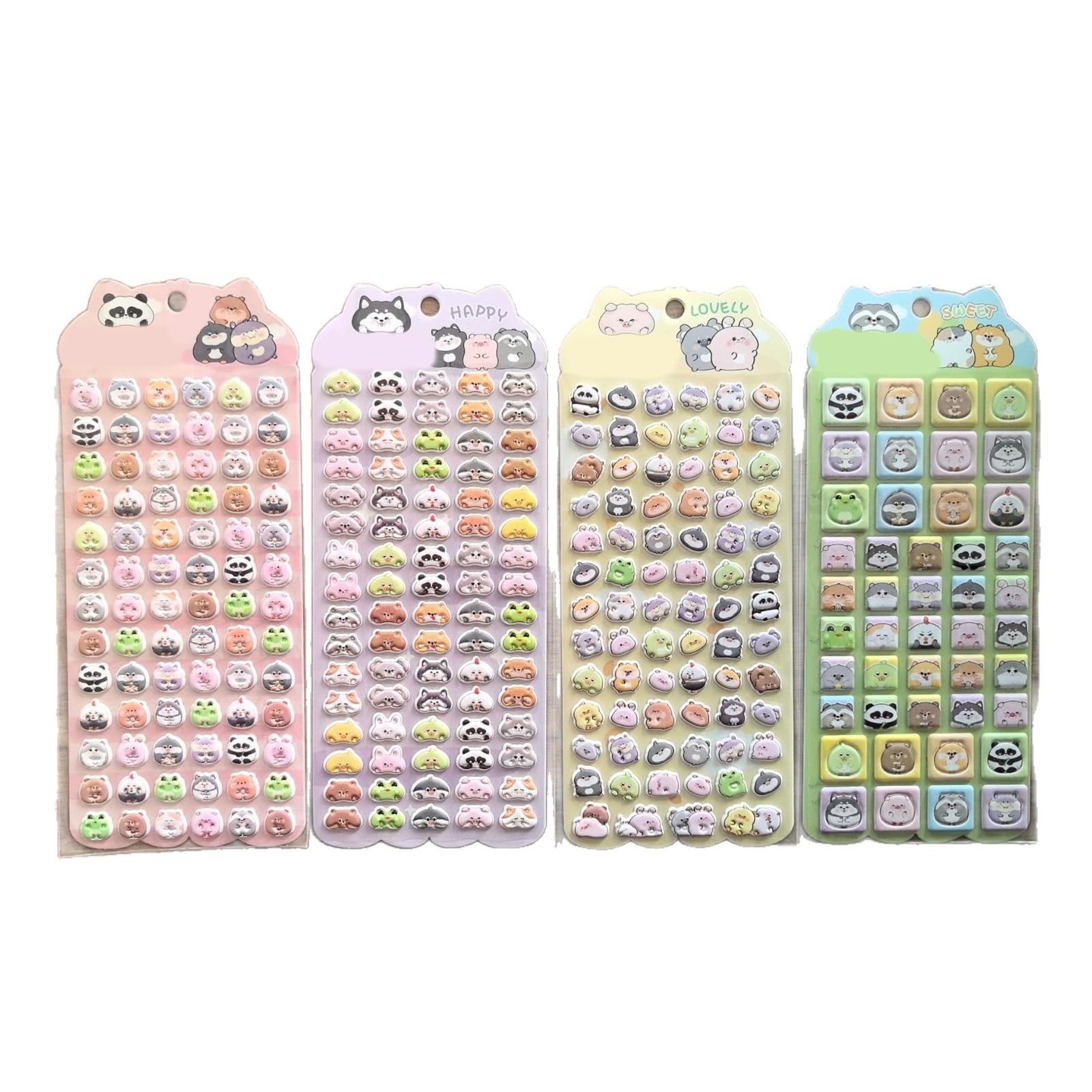 Puffier Sticker Adorable Decorative Stickers Scrapbooking Journal Notebook Phone Case Sticker for Scrapbooks for Scrapbooking