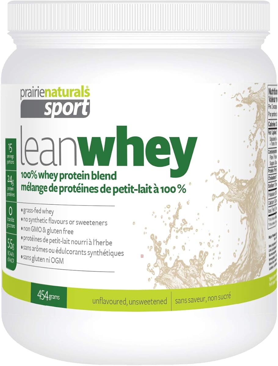 Prairie Naturals Prairie Naturals Lean Whey Protein Natural Powder, 454g