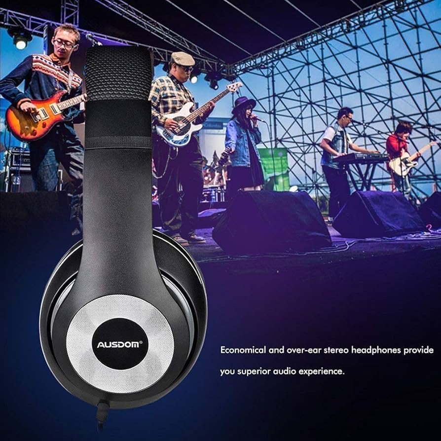 「『AUSDOM』Bluetoot対応 ヘッドホン」 Ausdom-ワイヤレスBluetoothヘッドセット,アクティブノイズ