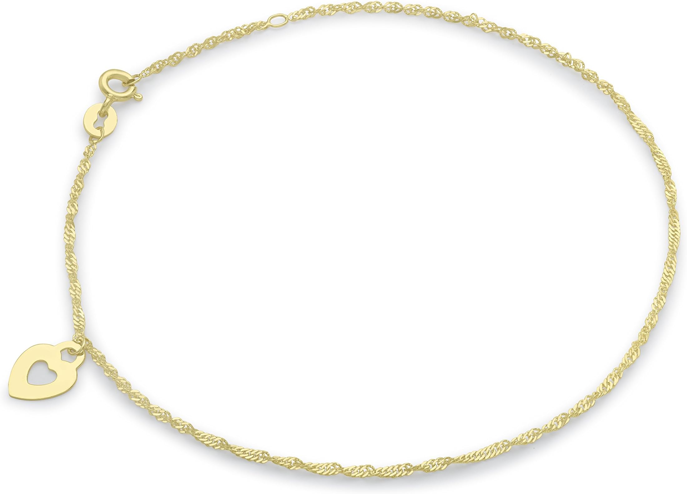Chaîne Gourmette Or 9 Carats Carissima Gold - Bijou Femme élégant - Livrée Dans Coffret Cadeau Luxueux