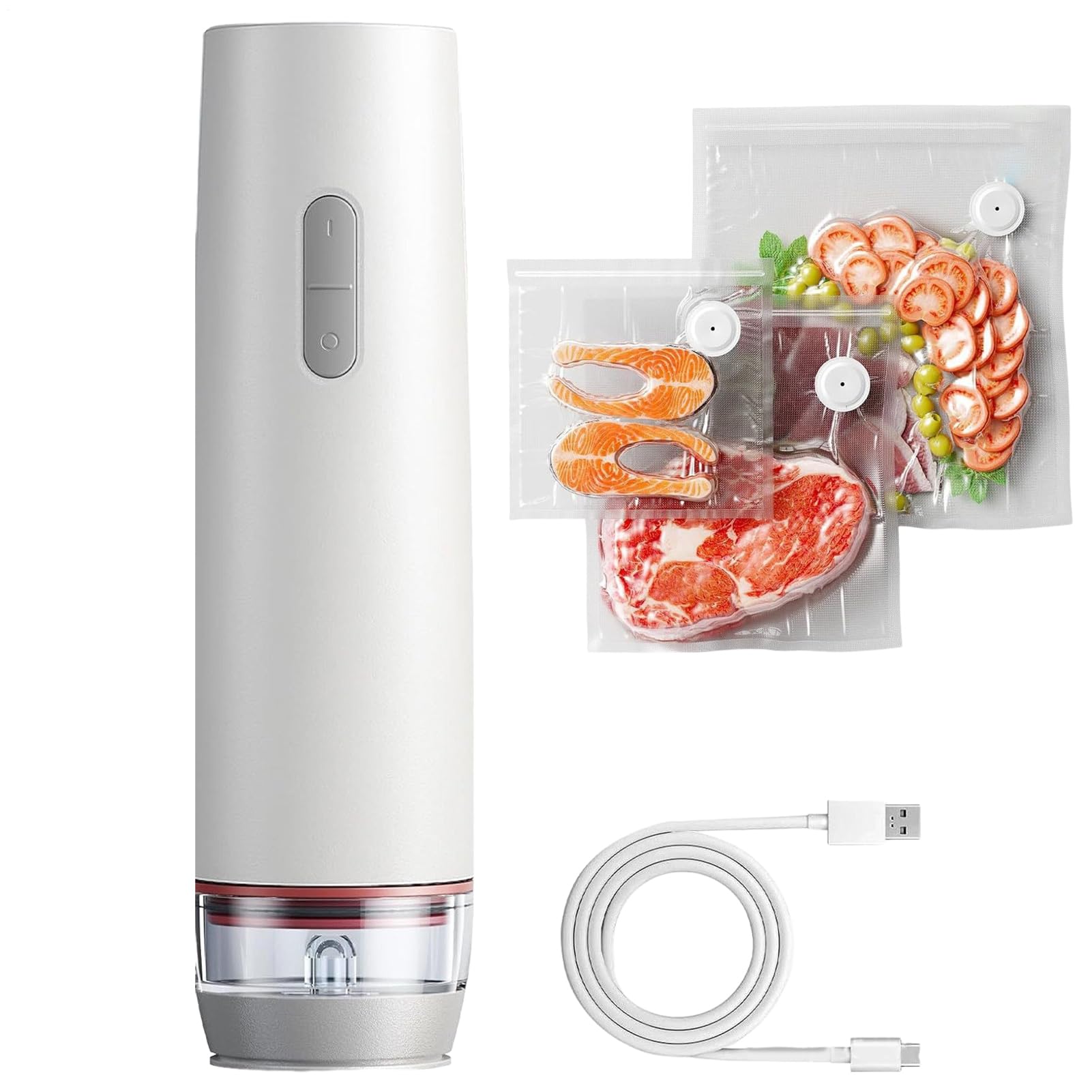 Machine à emballer sous vide portable et rechargeable pour cuisine et voyage