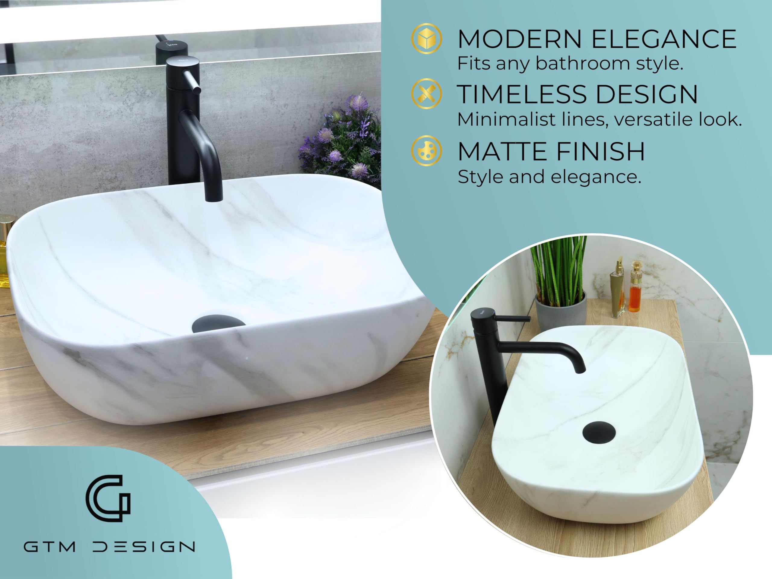 Vasque à Poser Salle de Bain - Lavabo Salle de Bain - Vasque a Poser - Evier Lave Main - Lavabo Wc - Modèle 11