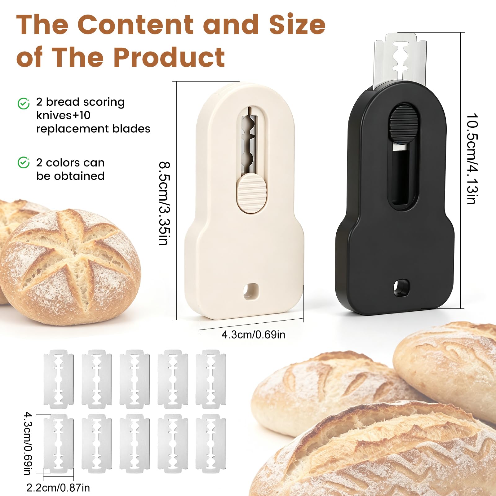 Bread Lame - Extractable Scoring Tool (2 Pack) -5
