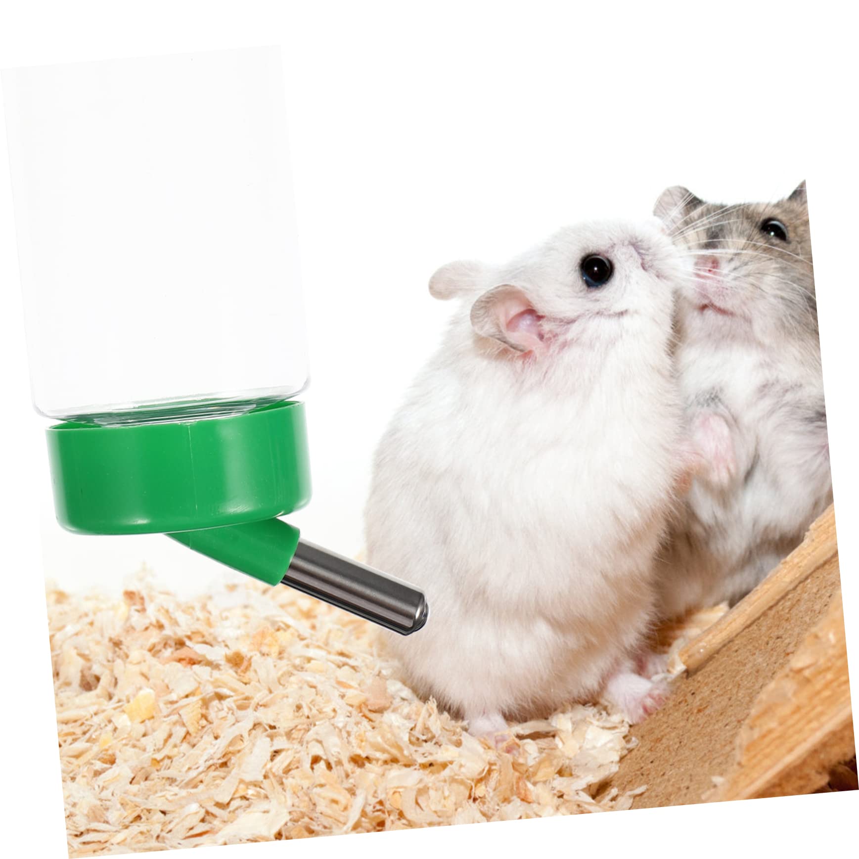 BESPORTBLE 6 Piezas Bebedor De Conejos Alimentador De Agua Transparente Alimentador De Agua para Hámster Botella De Agua para Mascotas Hámster Bebiendo Chinchillas Puppy Feeder El Plastico