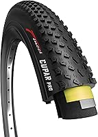 Vista 11 de Fincci Foldable 26x2.10 Mountain Bike Tires - 26 Inch Bike Tires with 1mm Nylon Puncture Proof - Black Kevlar 26 Bike Tyre 60 TPI with Cross Country