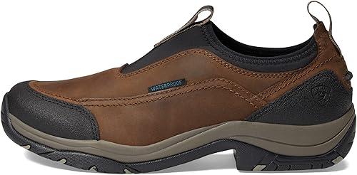 Miniatura 4 de Ariat Terrain Ease - Botas impermeables sin cordones para mujer, tacón bajo de 1 a 2 pulgadas, color marrón