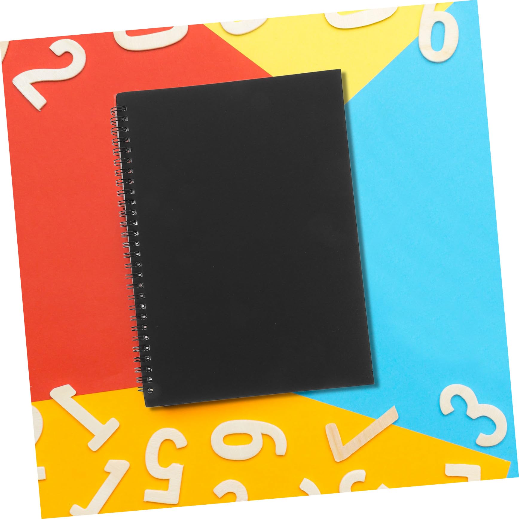 4 Stück Teiliges Spiralnotizbuch Kariert mit Robustes Kraftpapier Cover Langlebiges Business Notizbuch für Büro Schule und Notizen für Langzeitnotizen und Praktische Nutzung