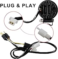 Vista 6 de SAUTVS Luces LED auxiliares de conducción para Can Am Ryker, luces antiniebla auxiliares con soportes de montaje para Can-Am Ryker 600 900 Sport &