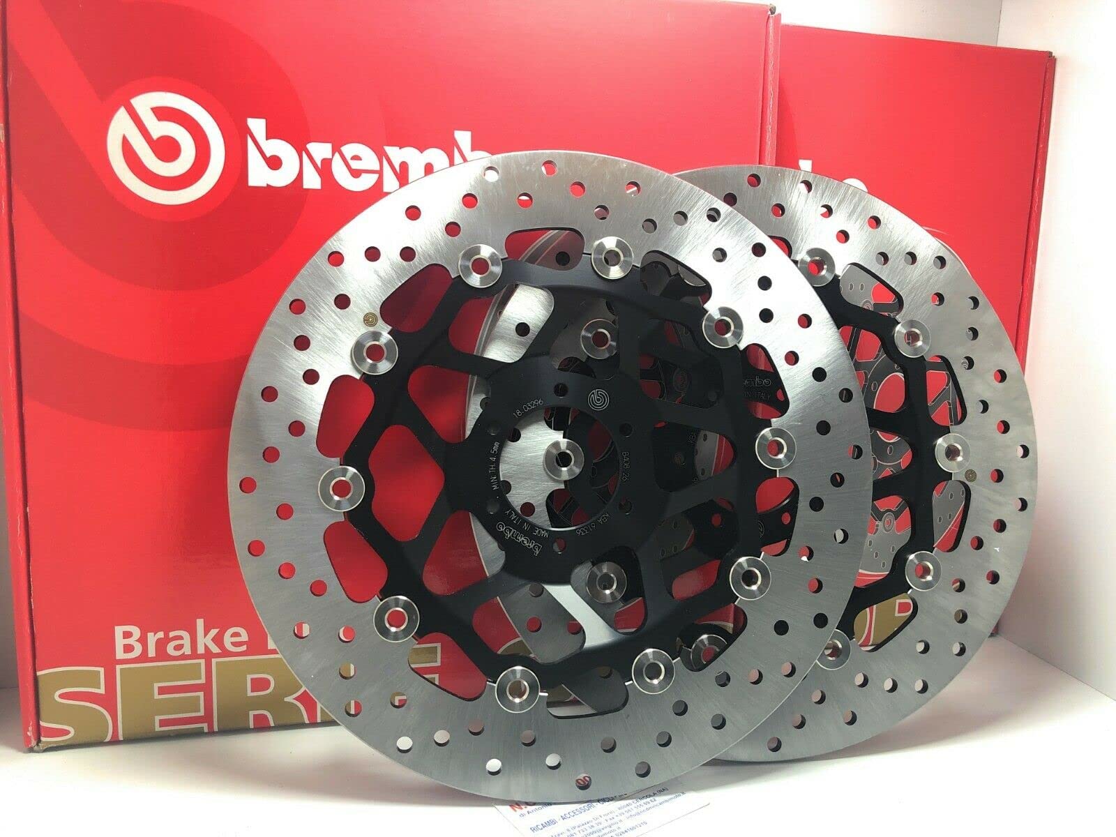 2 DISCHI FRENO BREMBO FLOTTANTE ANTERIORE CB F HORNET 600 2000>2006
