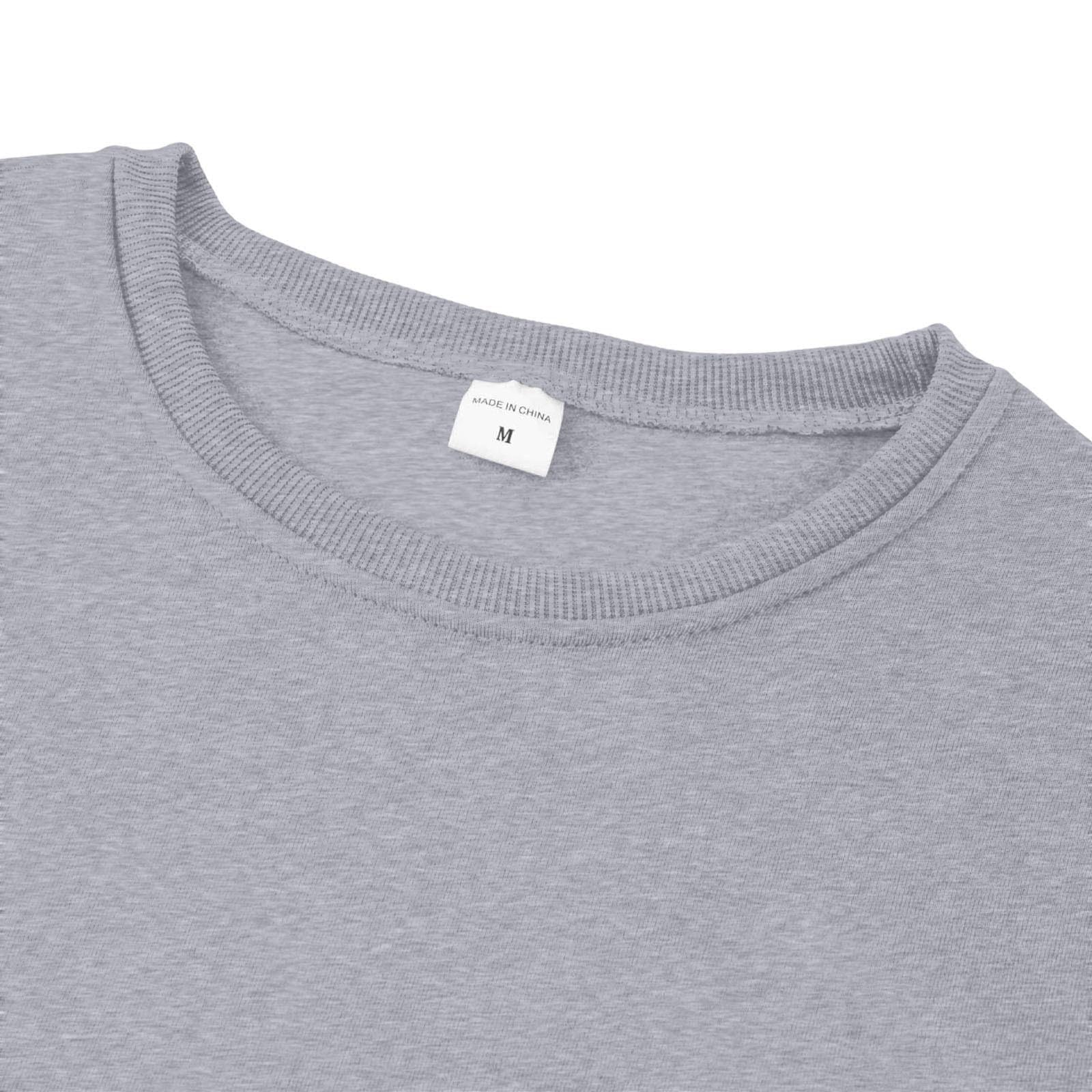 Felpa Uomo Girocollo Slim Fit Morbido Felpe Comodo con Tasche Tinta Unita | Regular Fit Confortevole, Girocollo Essenziale, Maniche Lunghe e Finiture Elastiche per Libertà di Movimento Quotidiana