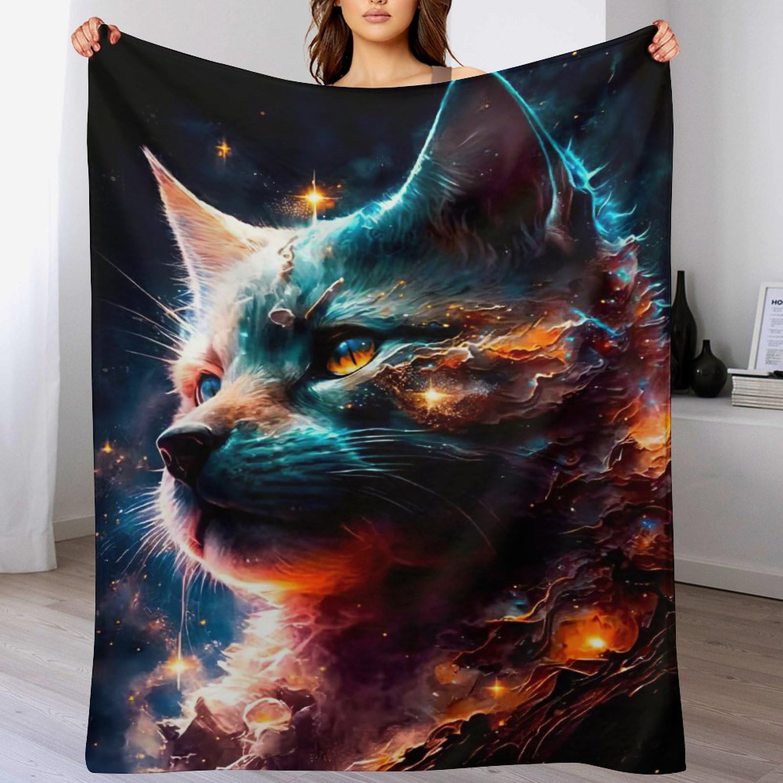 Manta de forro polar suave para cama pequeña y manta de sofa multiestacional