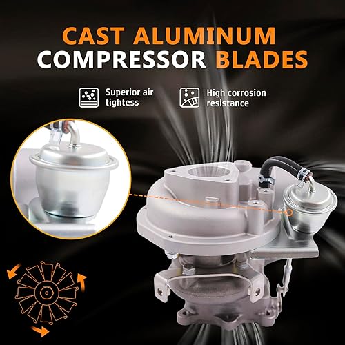 Miniatura 6 de TOPAZ HT12-19B HT12-19D Turbo Cargador Compatible con Nissan D22 Navara Truck 3.0L ZD30 1997-2004 Turbocompresor 144119S000 14411-9S000 14411-9S00A.