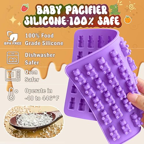 Miniatura 111 de Moldes de bomba de cacao para chocolate caliente, silicona hemisferio de 2.5 pulgadas, paquete de 3, molde semicircular, 6 cavidades, circular, sin