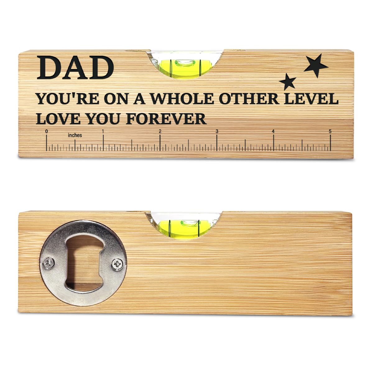 Father's Day Gifts - Wooden Spirit Level for Dad -9