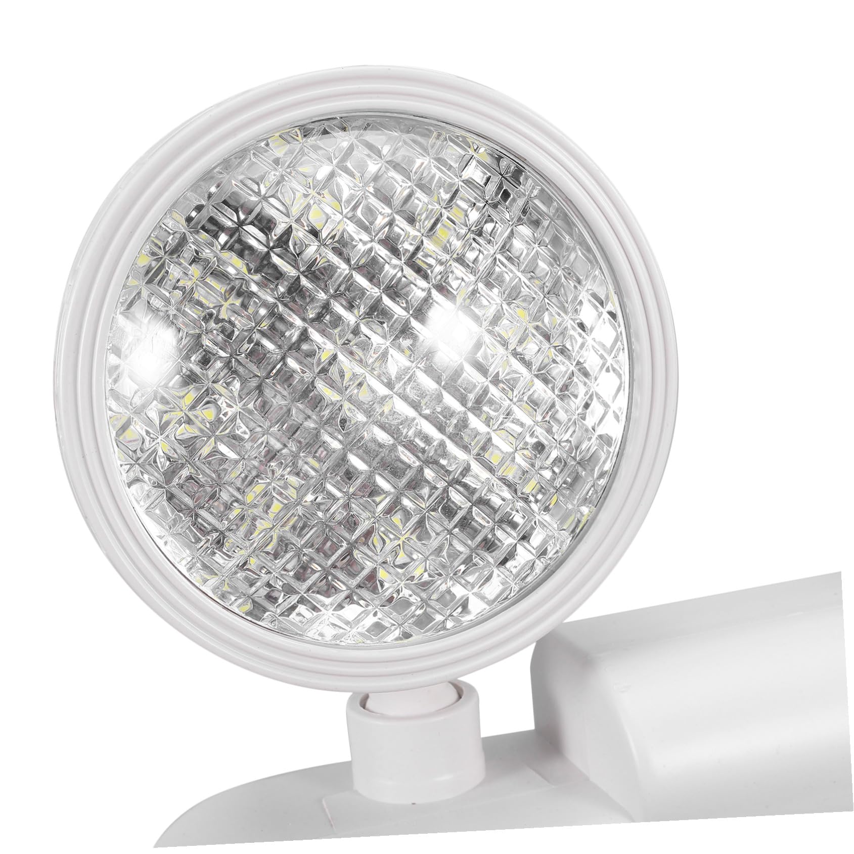 Iluminación de Emergencia para Pasillos Foco LED Doble de Pared Plástico Luz de Emergencia LED para Fábricas Oficinas y Hoteles Iluminación de Vías de Salida