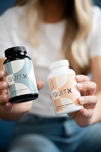Miniatura 6 de Apoyo a la retirada y la desintoxicación  Complejo de recuperación QuitK  Apoyo para dormir, energía, estrés, estado de ánimo y antojo  Suplemento