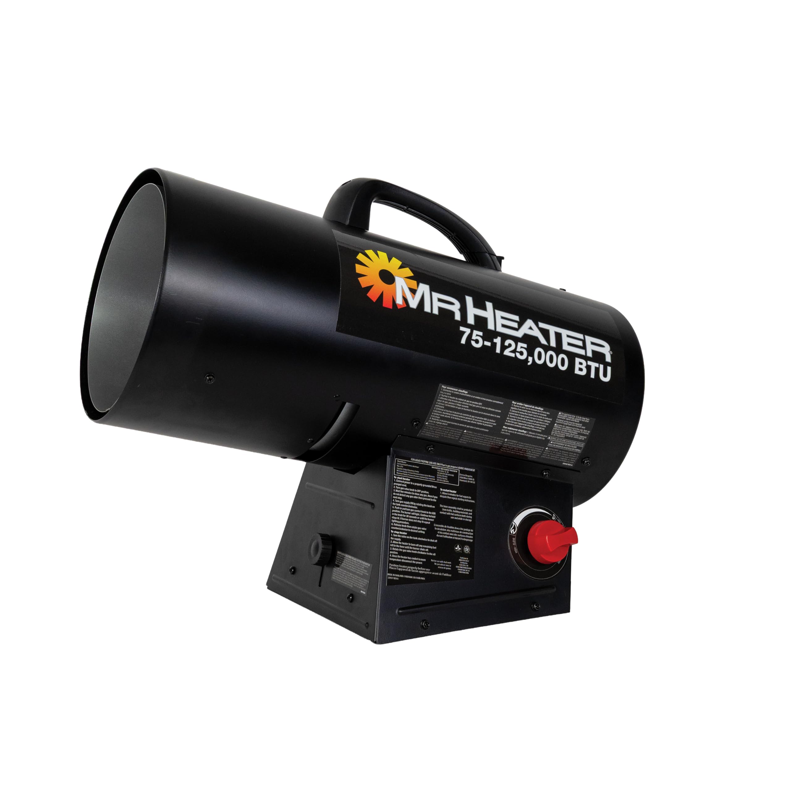 Mr. Heater 125,000 BTU Quiet Burner Technology Forced Air Propane Heater