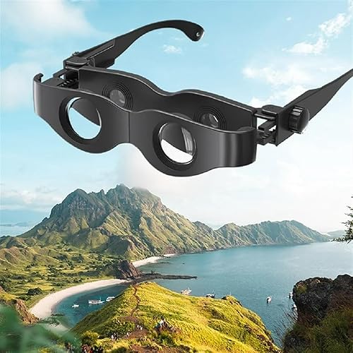 Miniatura 6 de Prismáticos de pesca, gafas binoculares profesionales manos libres para pesca, observación de aves, deportes, conciertos, teatro, visión de vista,