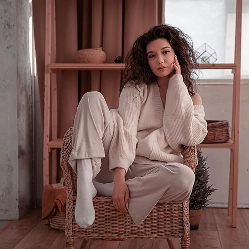 Miniatura 6 de J-BOX 108 pares de calcetines de algodón para mujer, calcetines de vestir suaves y cómodos para negocios y casual, por encima del tobillo, talla 6-11