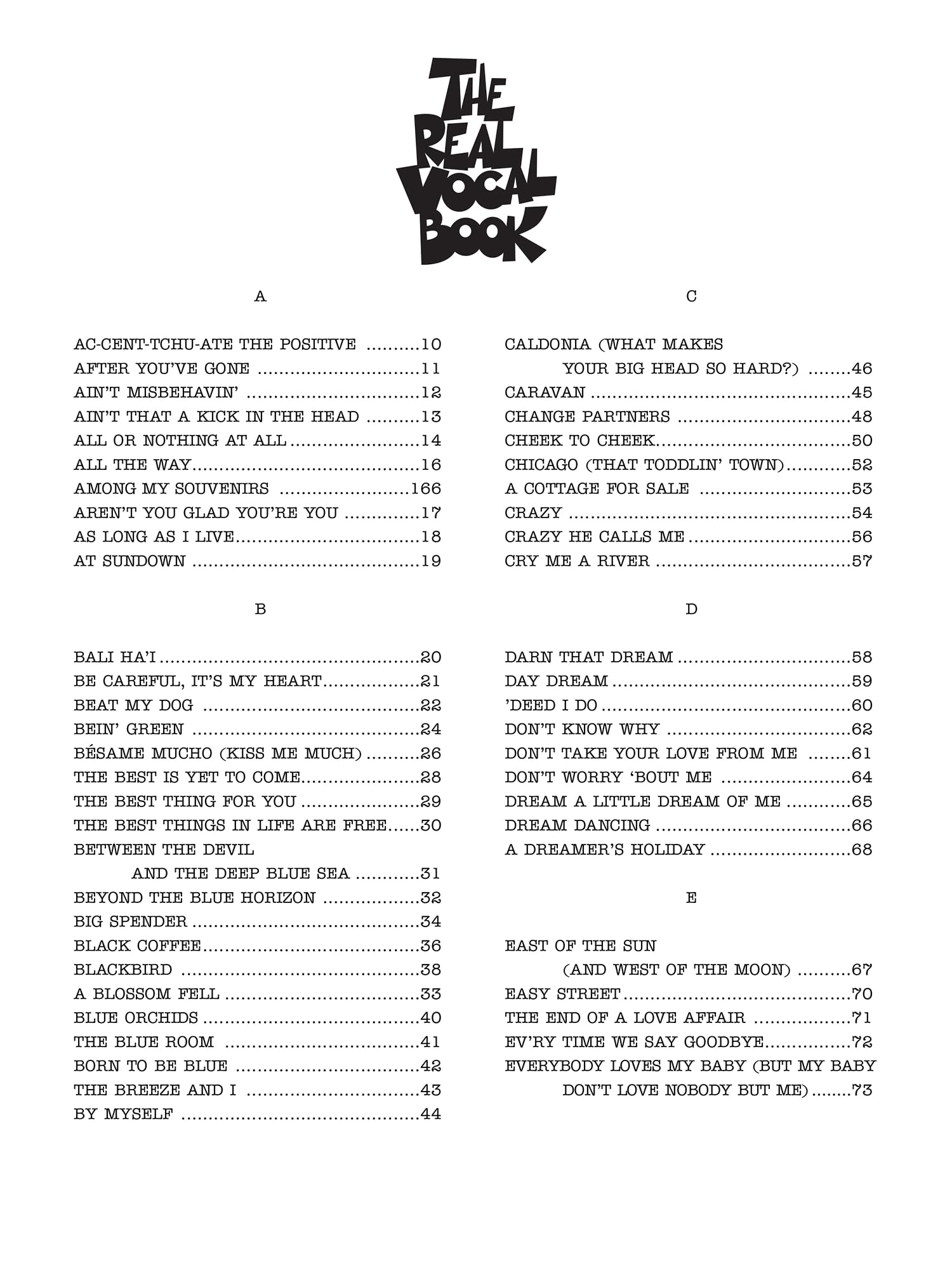 The Real Vocal Book - Volume II : Low Voice: 2