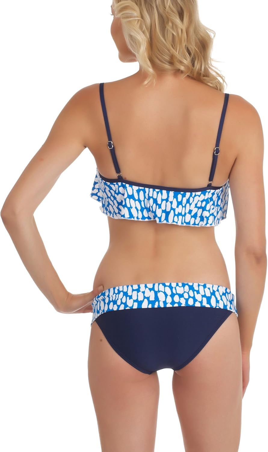 Splendid - Coastal Banded Bikini Bottom Blue - Image 2