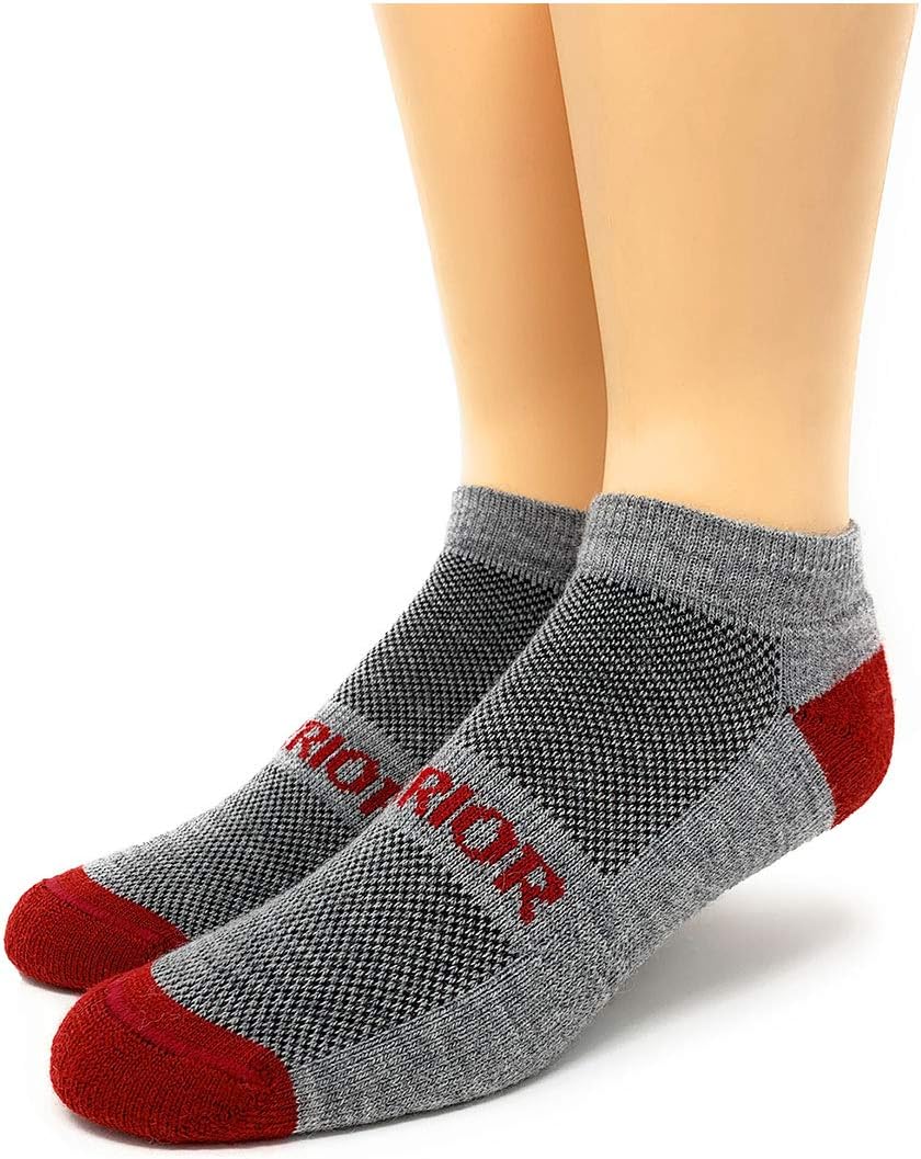 WARRIOR ALPACA SOCKS - Alpaca Wool All Terrain Ankle Sport Socks | Terry Lined Foot Bed | Comfortable & Warm | Men & Women