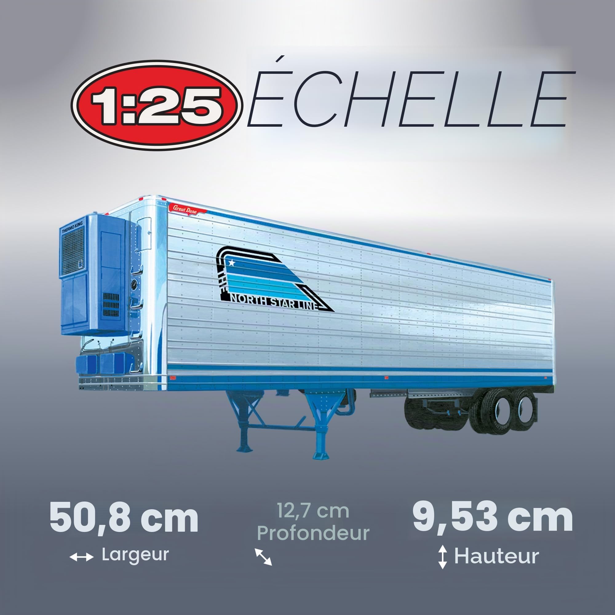 AMT Great Dane 40' Reefer Trailer (Coors) Plastic Kit
