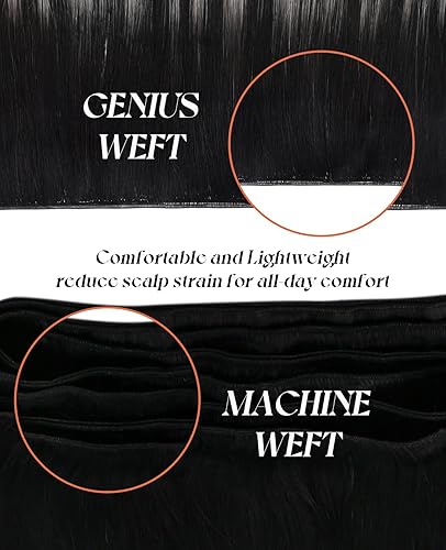 Miniatura 198 de Sunny Hair Extensiones de cabello humano de color marrón para coser, extensiones de cabello humano real, color marrón oscuro, ombré, marrón claro