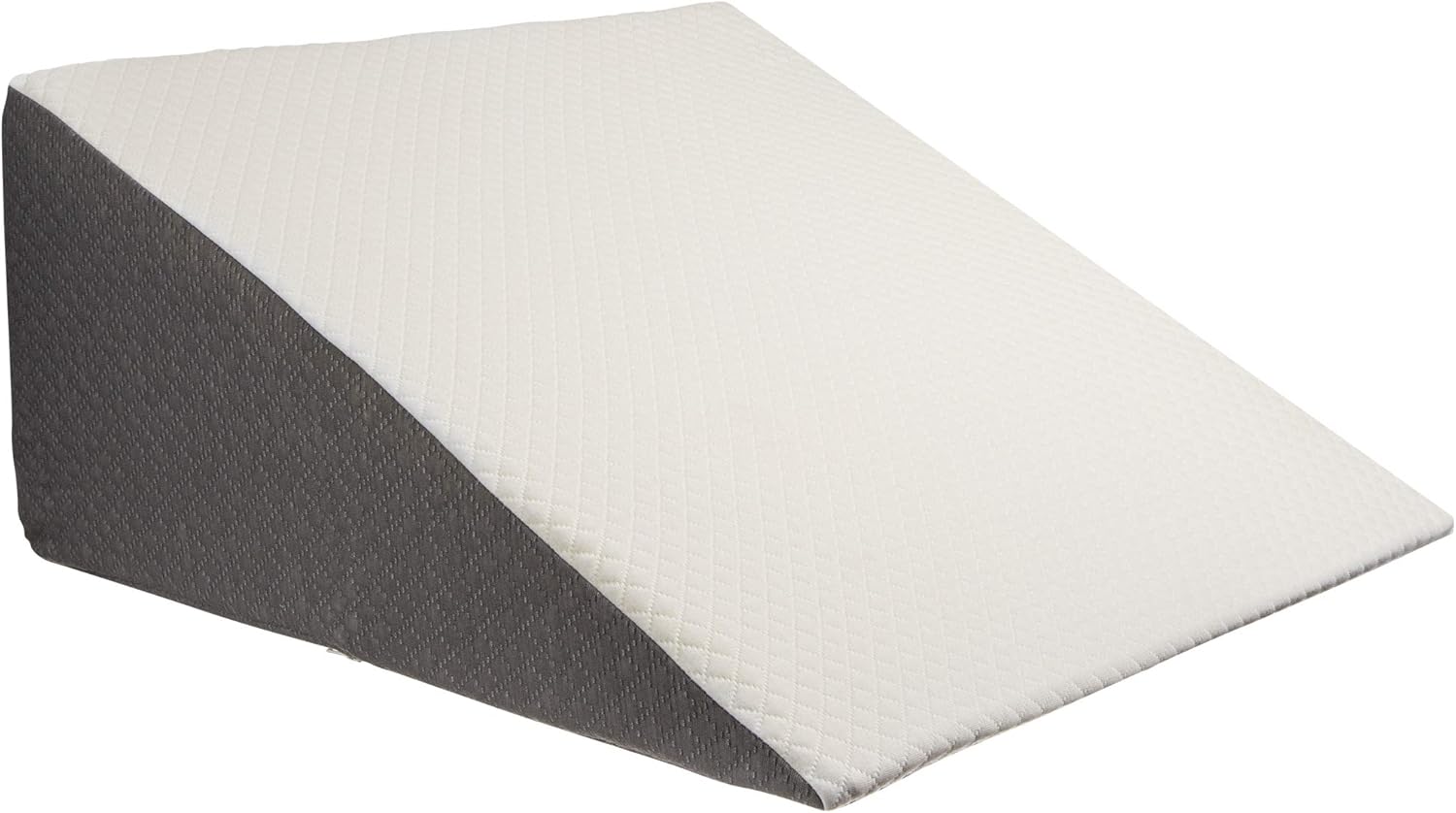 Luxurious 25x25x12 Memory Foam Bed Wedge Pillow with Jacquard Cover