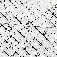 Vista 9 de Pssopp Regla de corte con forma encantadora, acrílico transparente, escala precisa, línea de cuadrícula negra, multifunción, regla de colchas, 10.0