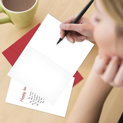 Miniatura 3 de Tarjeta de cumpleaños romántica para novio y marido, divertidas tarjetas de cumpleaños para esposa, novia, tarjeta de amor traviesa para hombres y