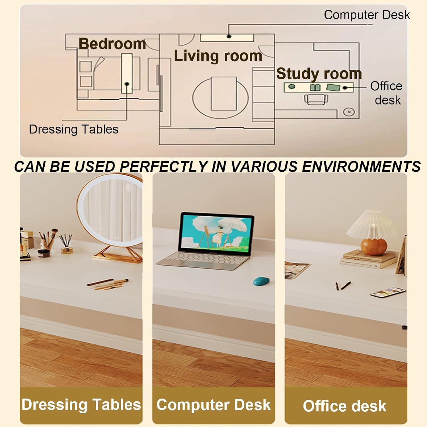 Extendable Rolling Mobility Table Over Bed,Mobility Table Over Bed,Overbed Table with Wheels，Computer Desk Standing Workstation,Height and Length Adjustable Mobile Table,Mobile des